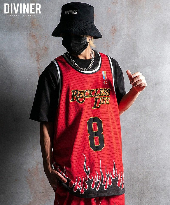 Burn Basketball TANKTOP(レッド)