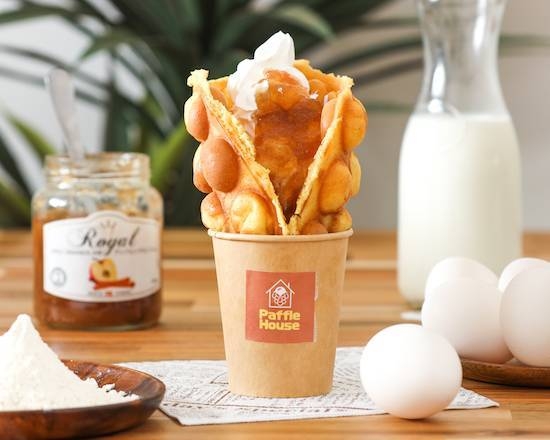 アップルシナモンミルククリームワッフル