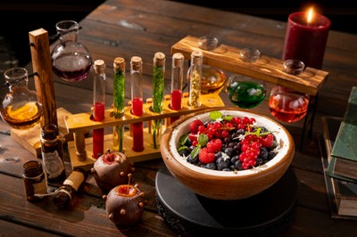 「魔法の実験室」をイメージしたデコレーション&スイーツ(2)