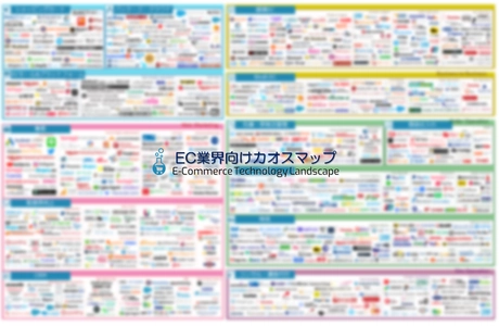 「EC業界向けカオスマップ」、2022年11月8日までに 累計100万回露出・累計ダウンロード数1万回に到達