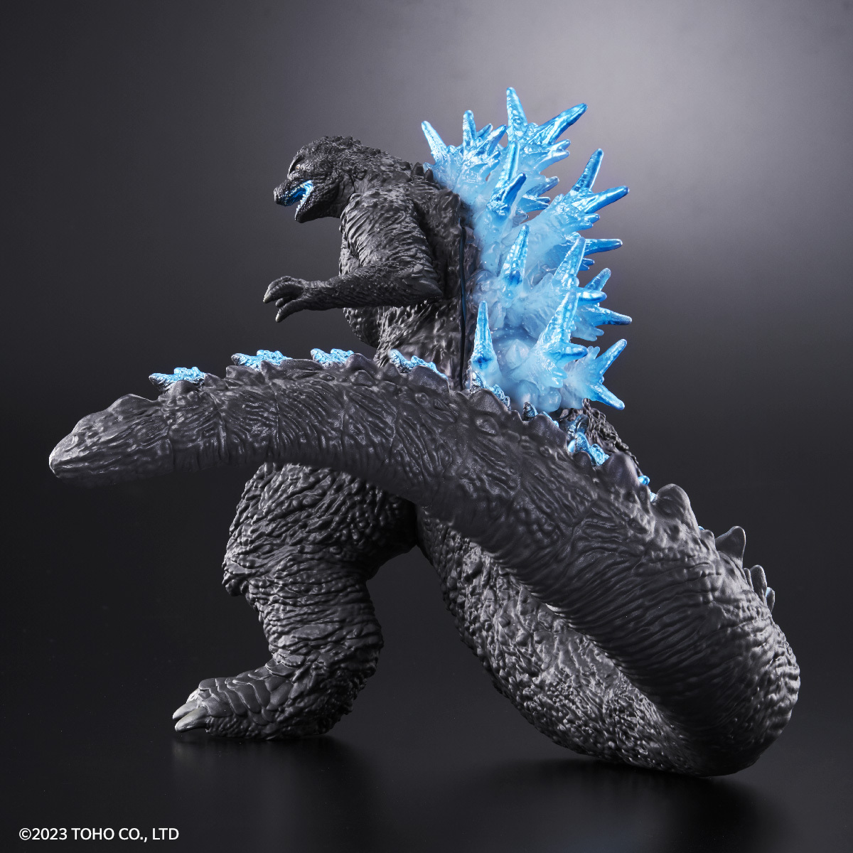 【中古】ゴジラ2023（熱線放射）ソフビ ゴジラ(2023)」のソフビが熱線放射カラーverにて 「ムービー