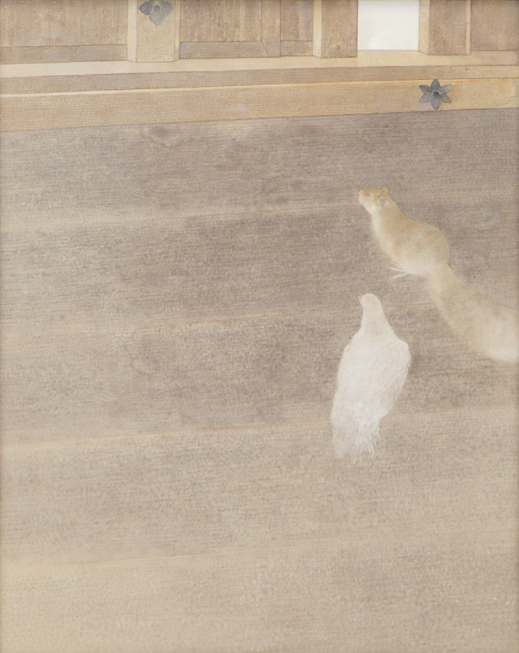 竹内浩一《明恵が在る》平成24年(2012) 京都府蔵(京都府京都文化博物館管理)