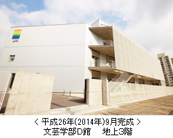 文芸学部D館 地上3階