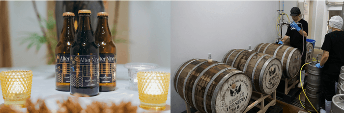 After Nineと使用したラム樽