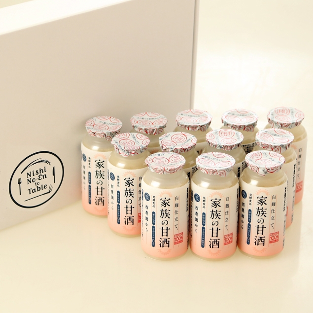家族の甘酒 白麹仕立て 115g 12本入り