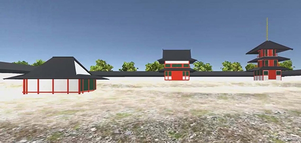 夏見廃寺復元プロジェクト(学生による作品)