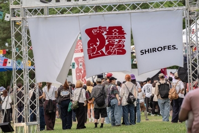 会場の随所にSHIROFES.が