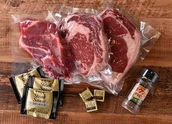 大阪・1ポンドのステーキ店のお肉がおうちで！ 厚切りステーキ3種セットを1月15日通販開始