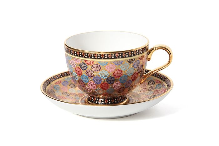 ブランベンジャロン工房 ティーカップ&ソーサー ピクンフラワー1