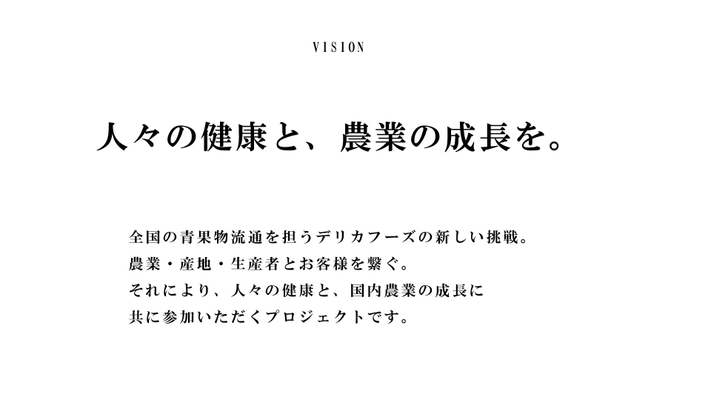 青果物の新しい価値を創造する合弁新会社 「株式会社青果日和研究所」新規設立のお知らせ