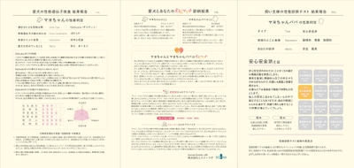 お互いのこころの欲求を見える化 報告書イメージ