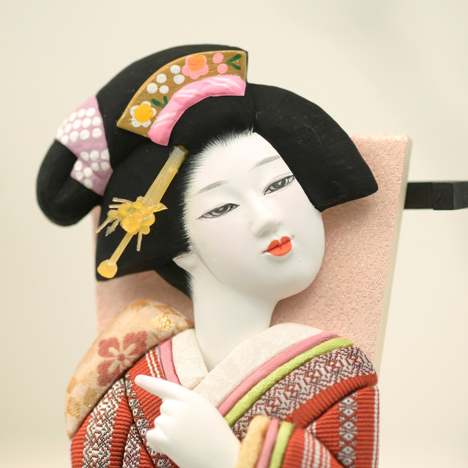 羽子板のお顔(博多人形)