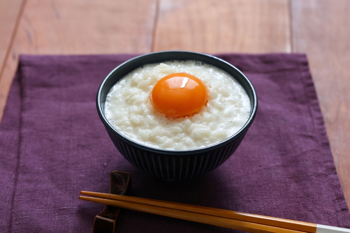 お茶漬け風豆乳のまろやか卵かけごはん