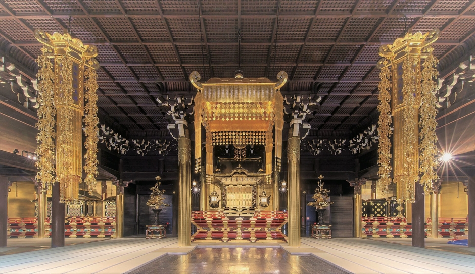 浄土宗総本山知恩院 御影堂(京都府／国宝)漆塗り・金具・彩色工事施工