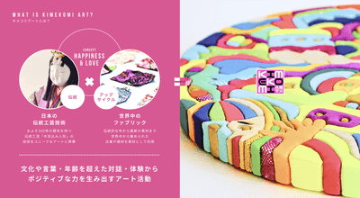 キメコミアート　伝統工芸×世界の布