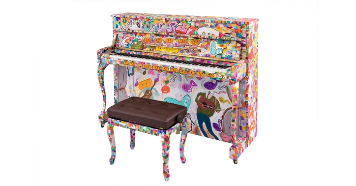 ヤマハのアップライトピアノ 愛称“LovePiano”4号機