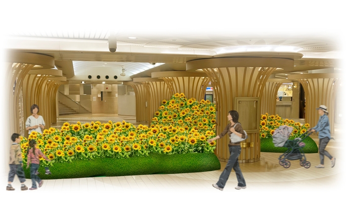 ひまわり装飾イメージ(フォレストパーク)