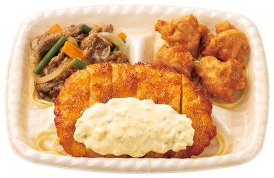【好評販売中】 チキン南蛮/牛焼肉/から揚 チキン南蛮シェア盛プレート 1,112円(税込1,200円)
