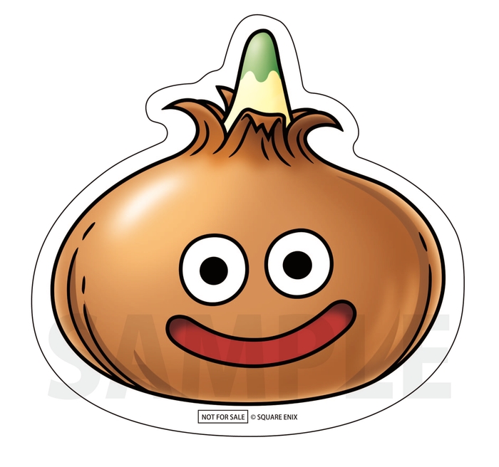 ▲オリジナル巨大ステッカー「たまねぎスライム<かわ有り>」