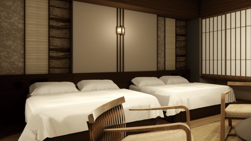 ジュニアスイート：寝室