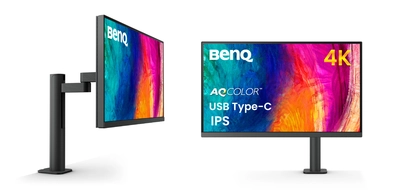 『AQCOLOR(TM)』シリーズ新製品の デザイナー向け4K UHDエルゴモニター　 27インチ「PD2705UA」と31.5インチ「PD3205UA」 1月19日(木)発売　 ～ モニターアーム付きで設置位置の柔軟性が向上 ～