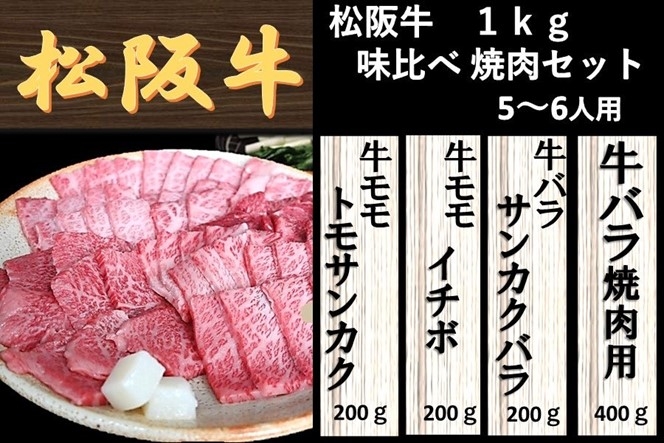 松阪牛味食べ比べ焼肉セット