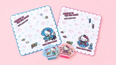 ハローキティ ファン必見！持ち運び必須の新商品が登場
「HELLO KITTY SMILE」限定 新作ステーショナリー＆タオルを6月24日より発売！
