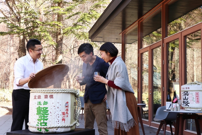 【星野エリア】村民食堂「サケテラス」を開催_190501