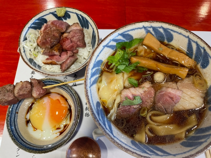 特製鴨の中華そばと鴨丼