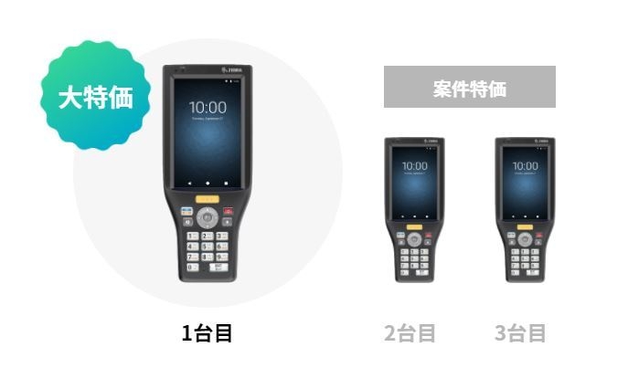 (発売記念特典!!)初回ご購入の1台目を大特価でご提供いたします。