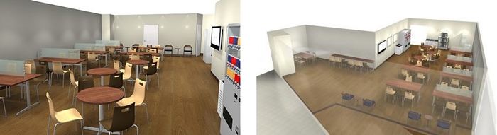 グランフロント大阪ショップ&レストラン スタッフ向け休憩室