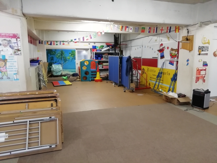 1階 体育用具や音楽室は移設