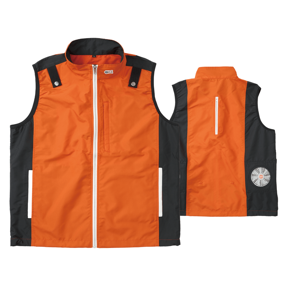 ⑥UL92464 空調服® ベスト(フルハーネス対応):科学特捜隊