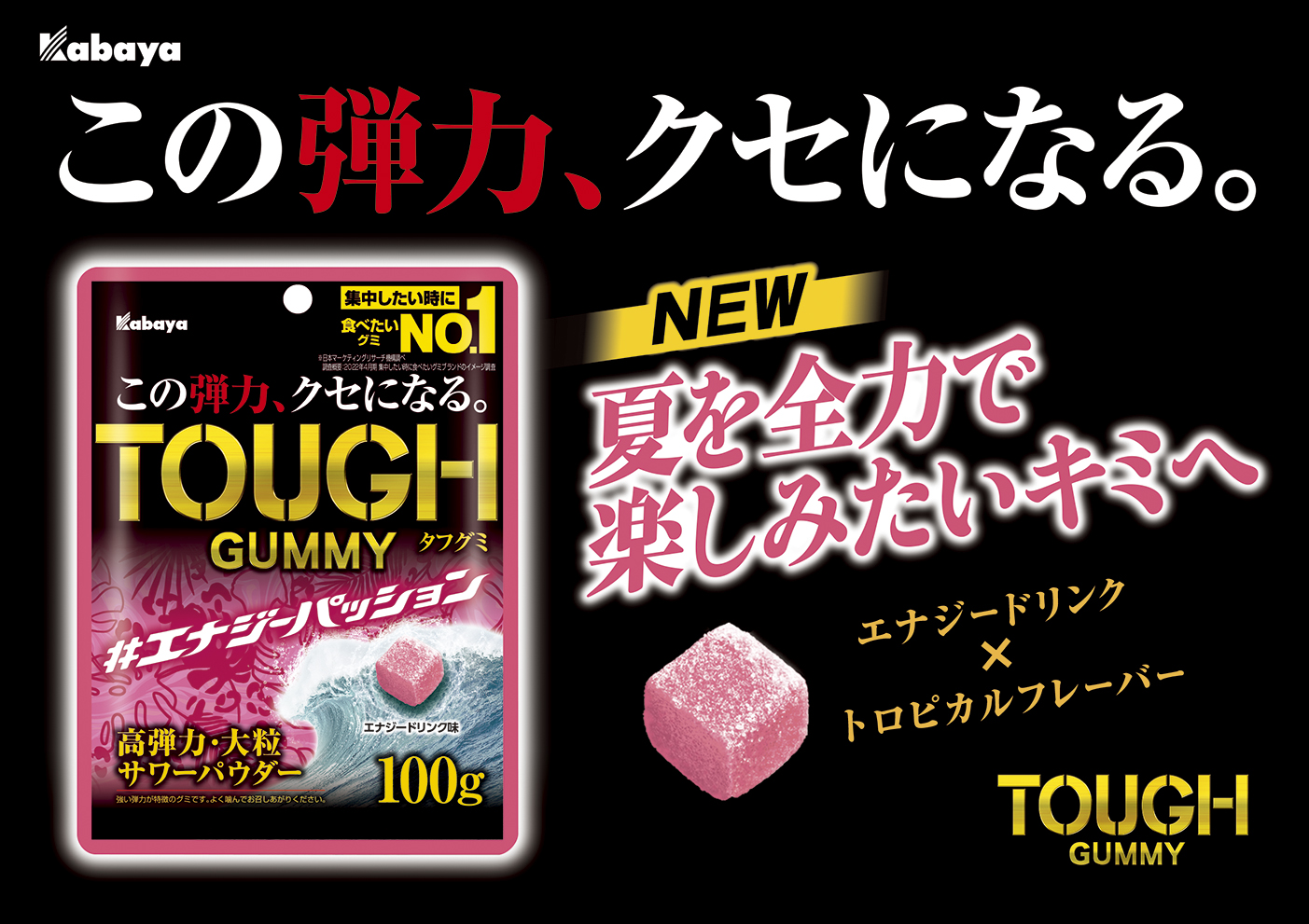 この弾力、クセになる。”「TOUGH GUMMY（タフグミ）」から夏の期間限定