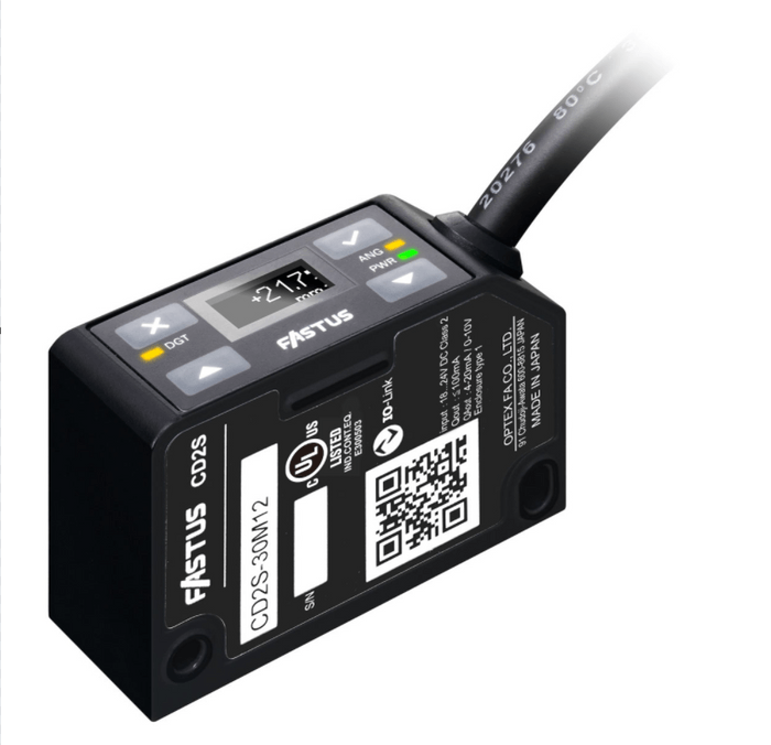 有機EL搭載コンパクトレーザ変位センサ「FASTUS CD2Sシリーズ」