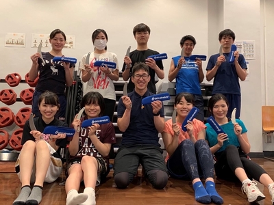 青山学院大学フィットネスセンターにて