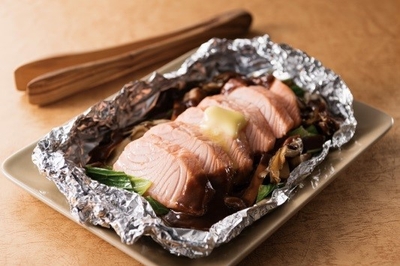 （11月）鮭のチャンチャン焼きいろいろ野菜のホイル包み