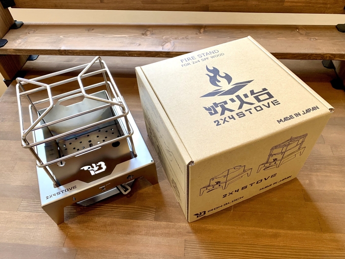 10月22日(金)発売の「IRONBLOCK 吹火台 2×4STOVE」