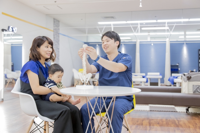 骨格の歪みの原因など丁寧に説明します