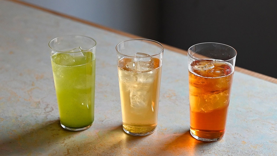 鹿児島堀口製茶のお茶を使用した「お茶割り」のイメージ