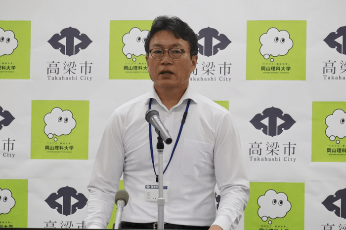 「この発見を地域の活性化につなげていきたい」と話す石田市長