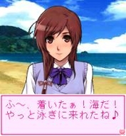 「あの娘とロジック!海に行こっ!!Vol.1 蟹江奈緒」ゲーム画面