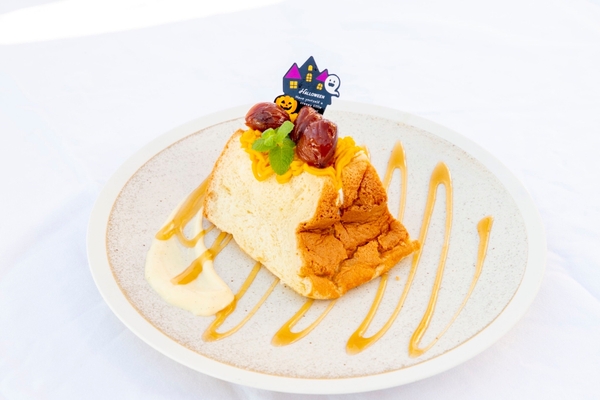 ▲かぼちゃのモンブランシフォンサンド