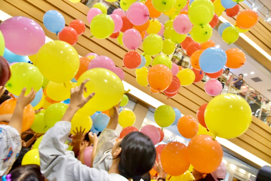 バルーンドロップ(過去開催の様子)