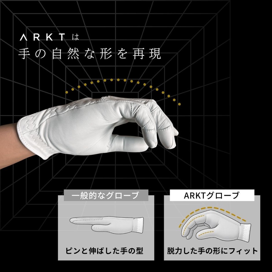 手の自然な形を再現