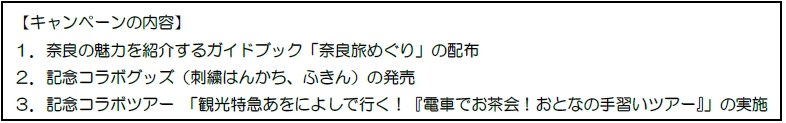 近鉄と中川政七商店が連携し、奈良への 誘客施策を実施します！