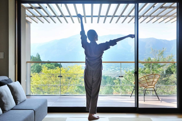 界の温泉ストレッチ(イメージ)