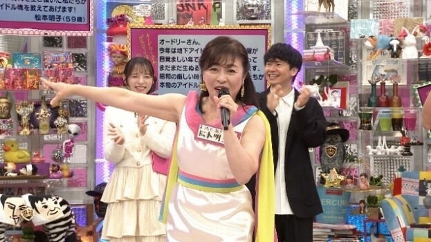 左から) 阿部アナ、松本、若林