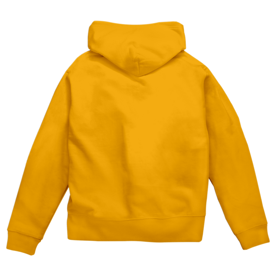 ジップパーカー裏面デザイン無し(ゴールド)