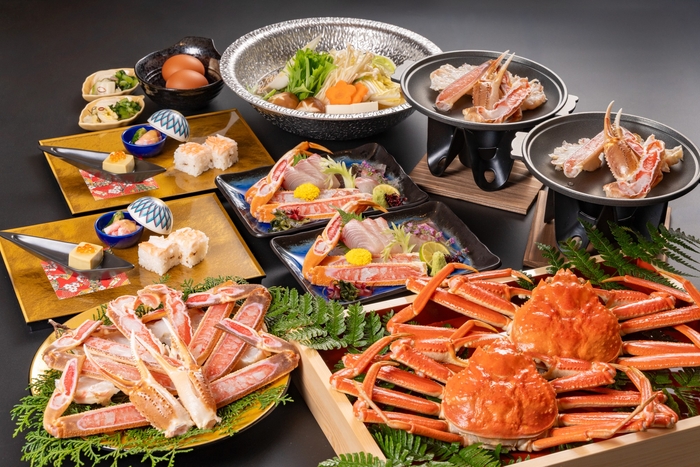 城崎温泉「湯宿ささくら」で、ズワイガニ2杯分をひとりじめ「6つの温泉巡り」と「カニコース」のプランは３月末まで